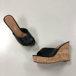 Wedge Sandals from Fashion Focus - Super-5 Black